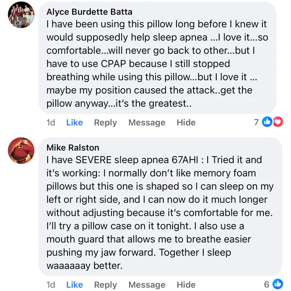 CraftPlace® Anti-Snoring Pillow