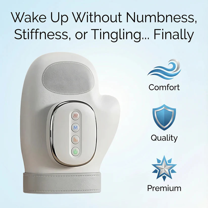 Cordless Hand Massager with Heat & Compression