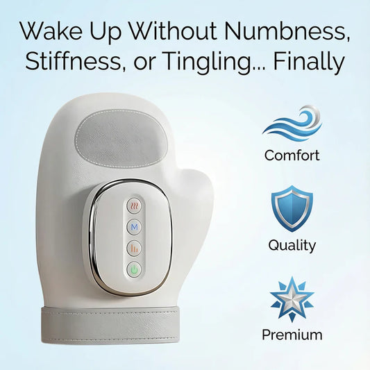 Cordless Hand Massager with Heat & Compression