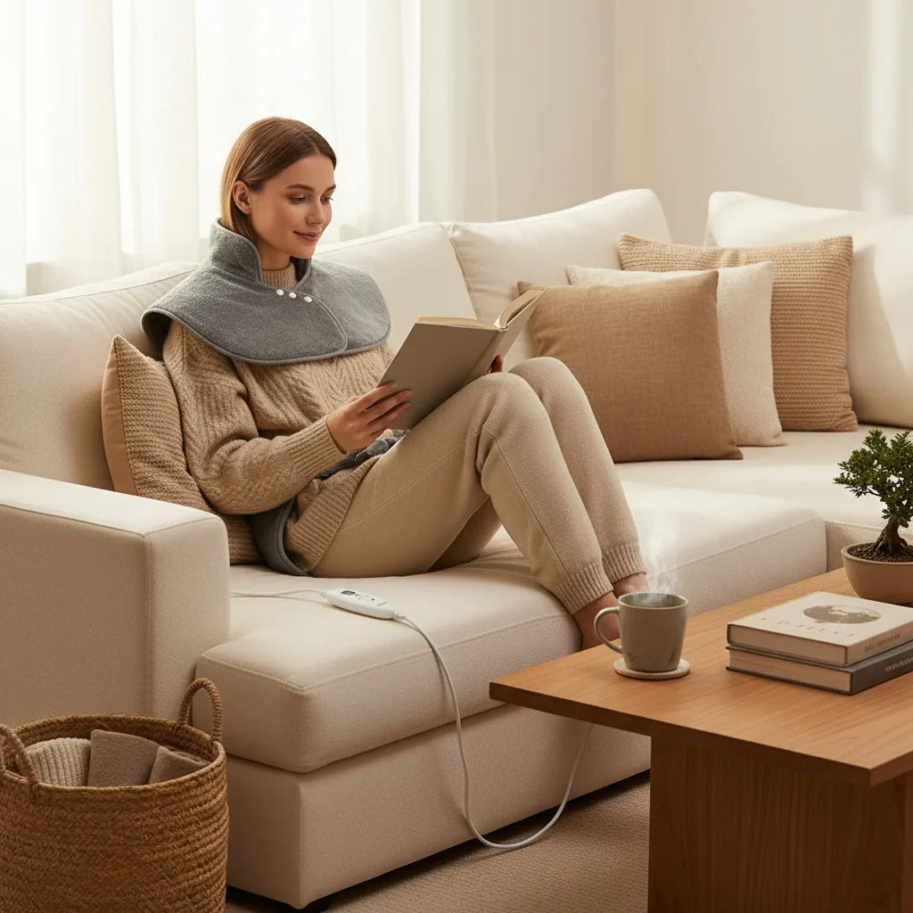 Full Back & Shoulder Heating Pad - Comfort That Hugs You!
