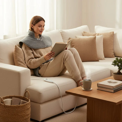 Full Back & Shoulder Heating Pad - Comfort That Hugs You!