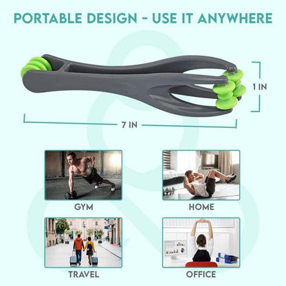 Gaiam Finger Massager Dual-Sided Hand