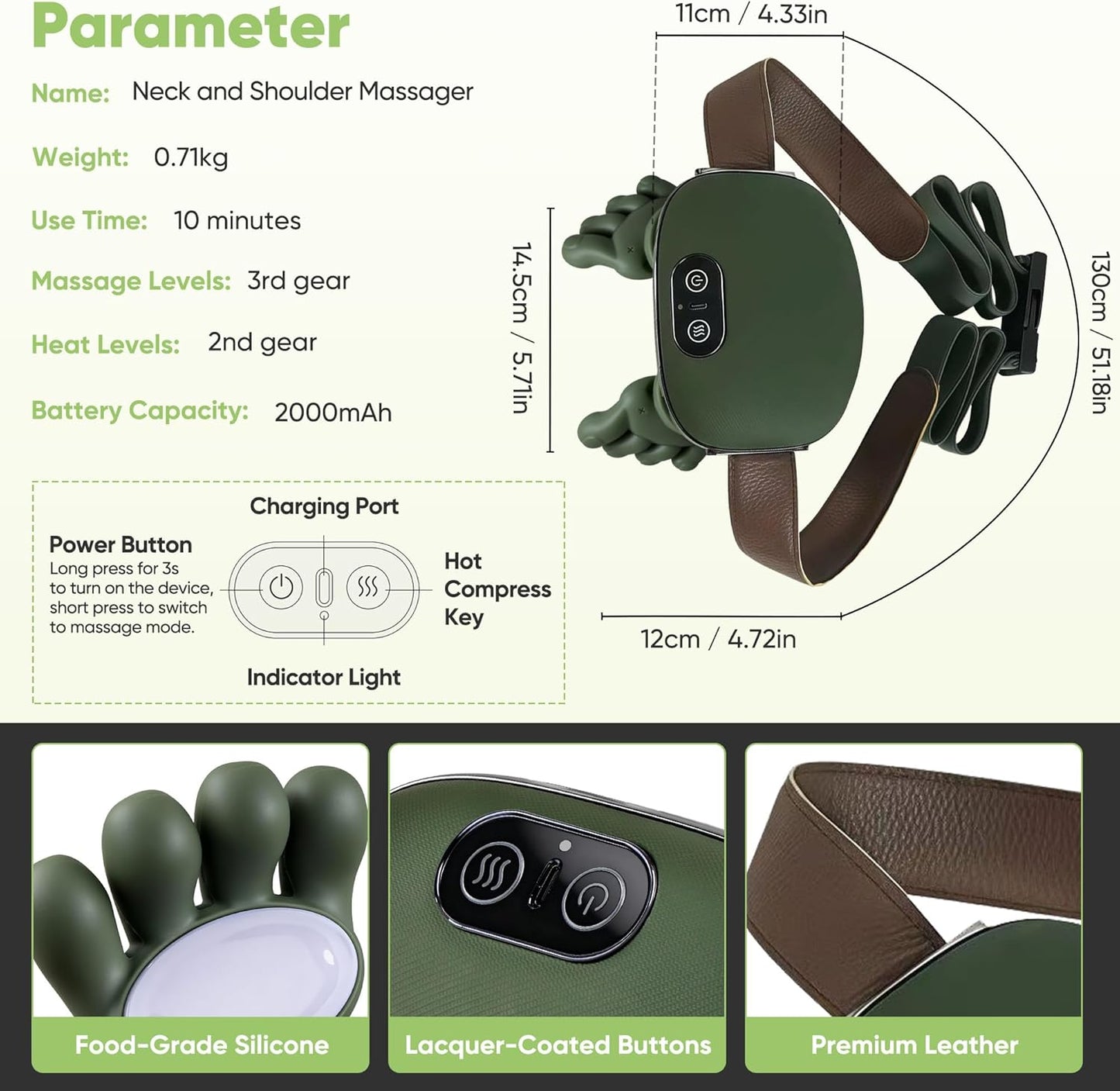 Craftplace™ Pro Heated Deep-Grip Massager