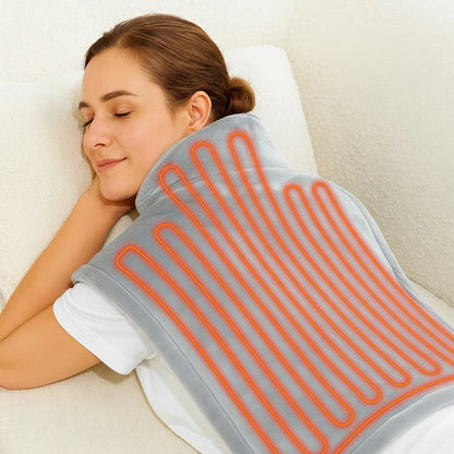 Full Back & Shoulder Heating Pad - Comfort That Hugs You!