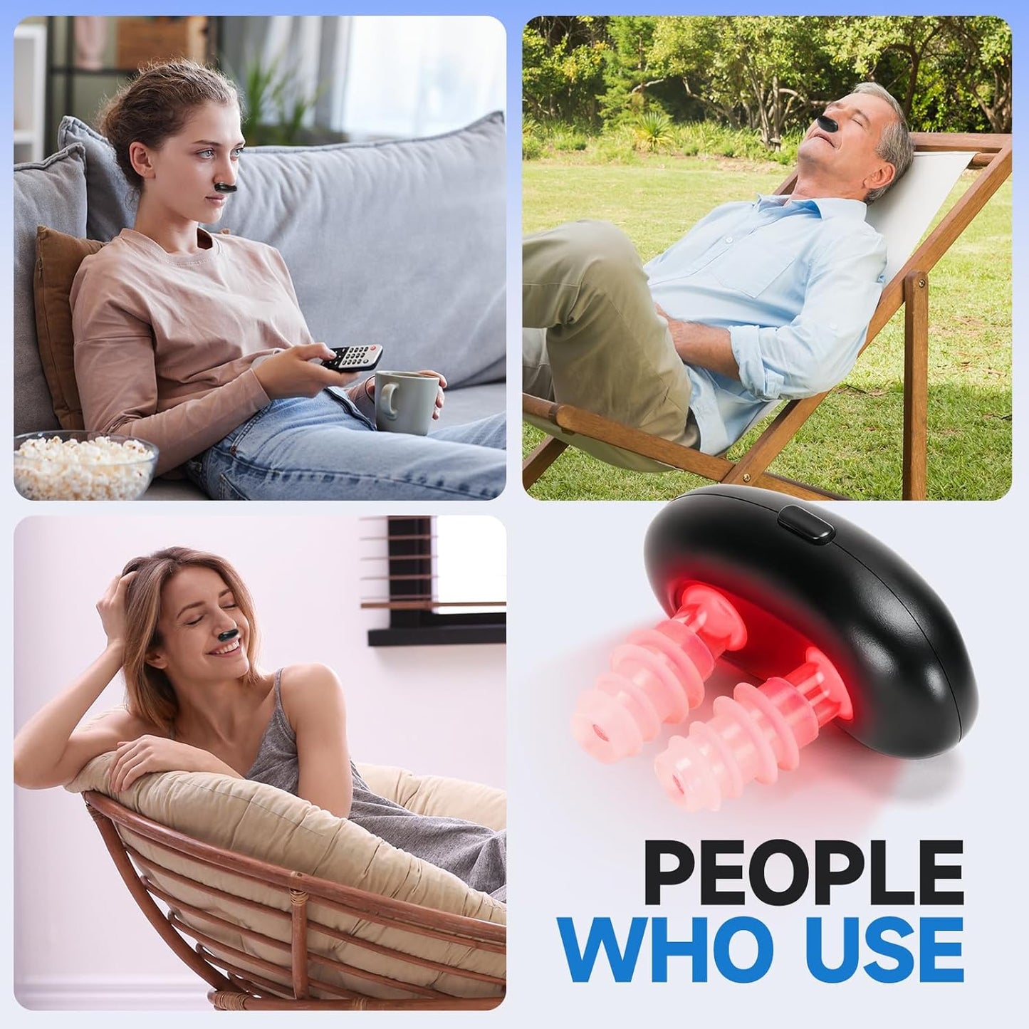 Infrared devices for treating allergic and chronic rhinitis.