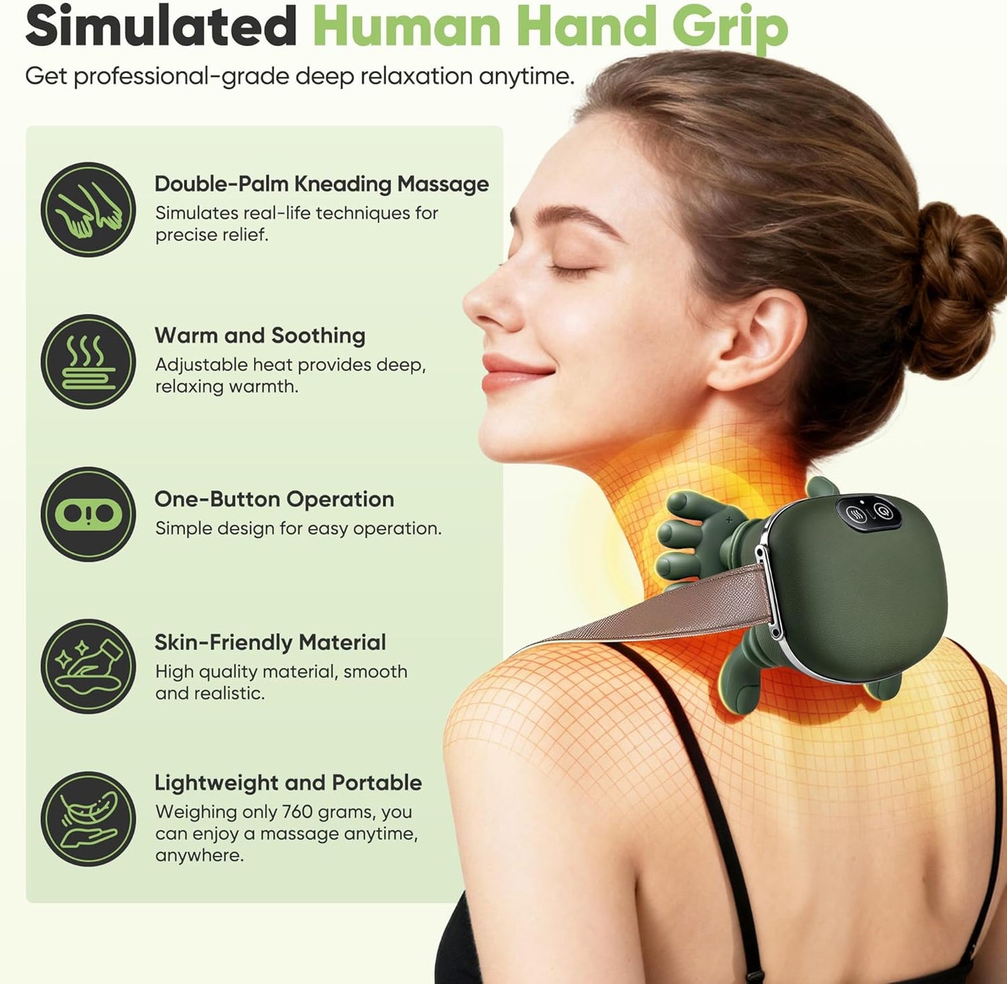 Craftplace™ Pro Heated Deep-Grip Massager