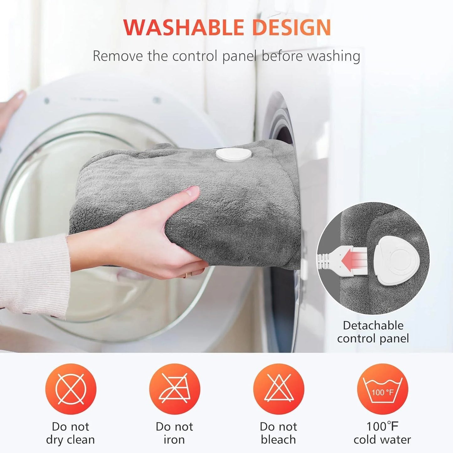 Full Back & Shoulder Heating Pad - Comfort That Hugs You!
