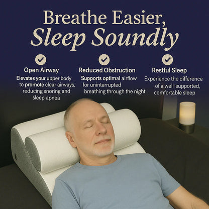 The Craftplace Wedge Pillow + Free 100% Light Blocking Silk Sleep Mask