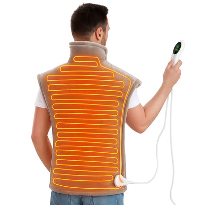 Full Back & Shoulder Heating Pad - Comfort That Hugs You!