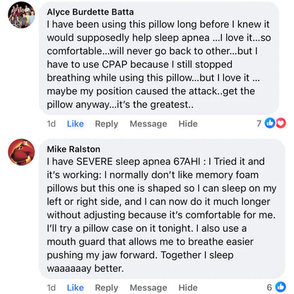 CraftPlace® Anti-Snoring Pillow